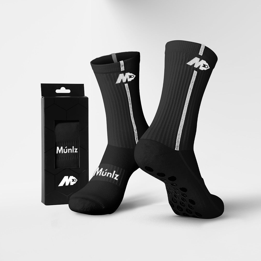 Premium Anti-Slip Grip Socks - Classic White | Non-Skid Slipper Socks for Men & Women